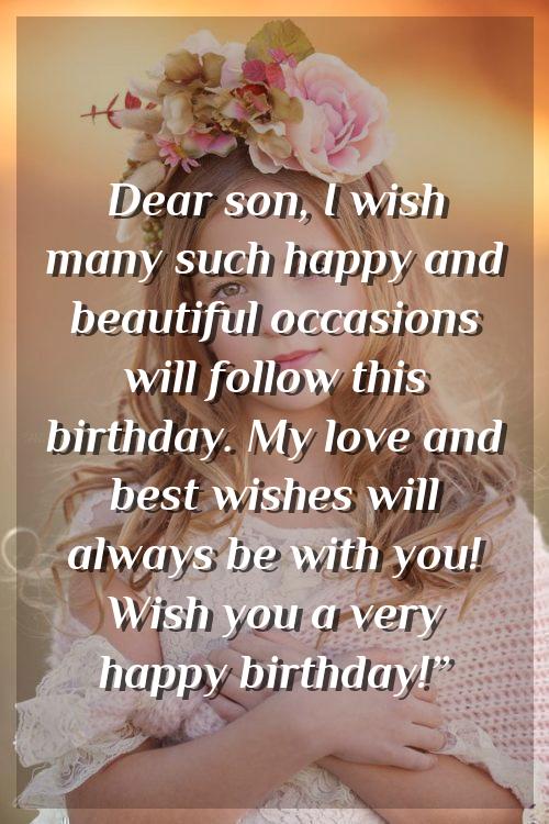 birthday wishes for 1 year old son